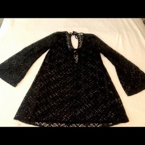 Black Lace Beach Cover Up